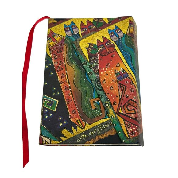 VTG 2004 Laurel Burch “Fantastic Felines” Hardcover Journal Paperblanks Notebook - Picture 1 of 7